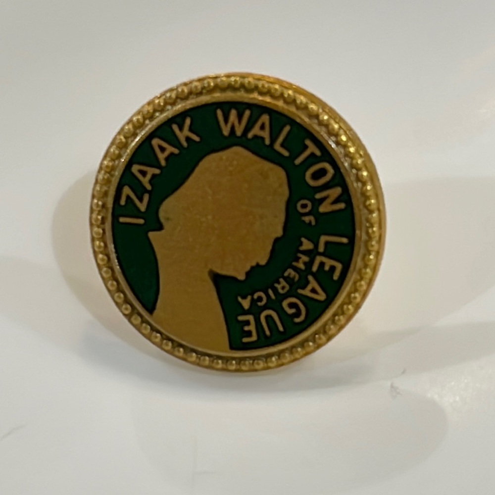 Vintage Izaak Walton League of America Screwback Lapel Pin